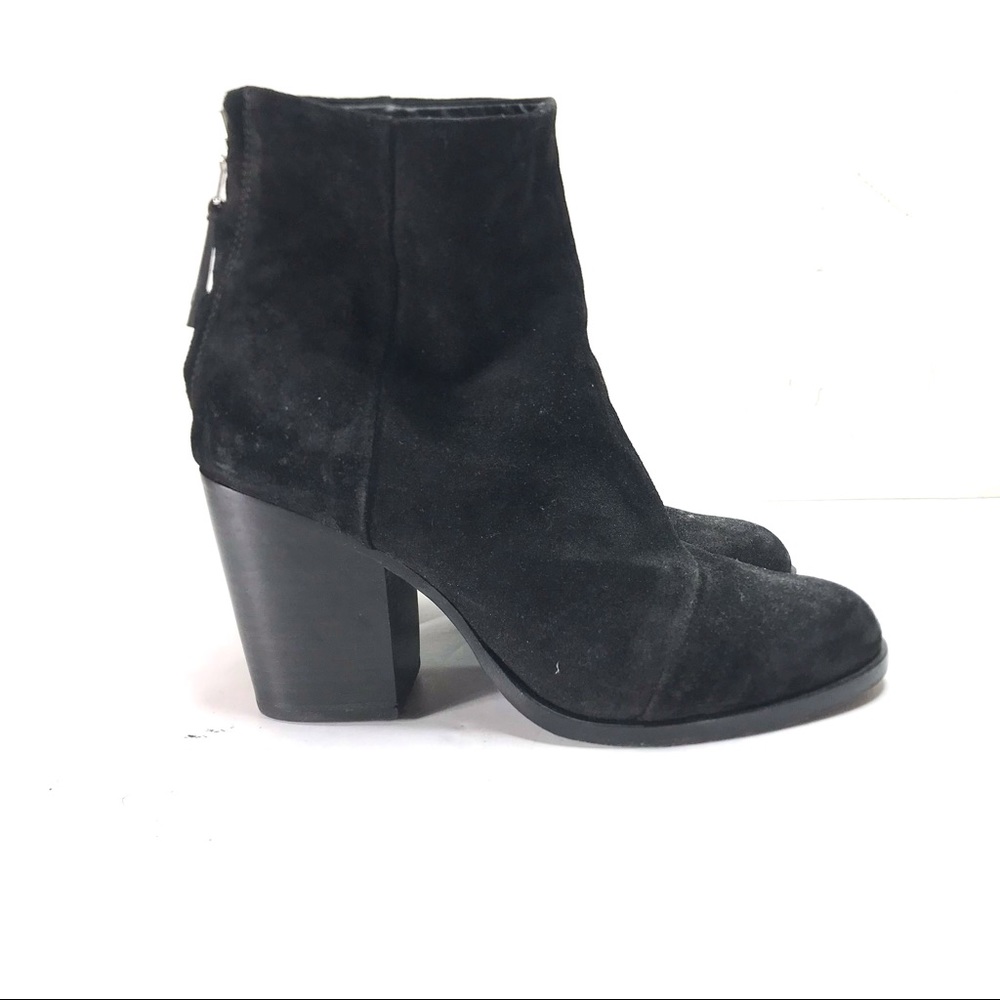Rag and bone black suede Newbury boots size 40
